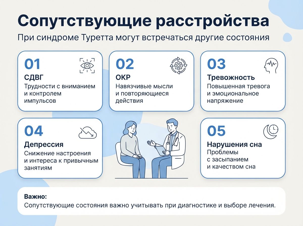 Лечение синдрома Туретта в Красноярске инфографика